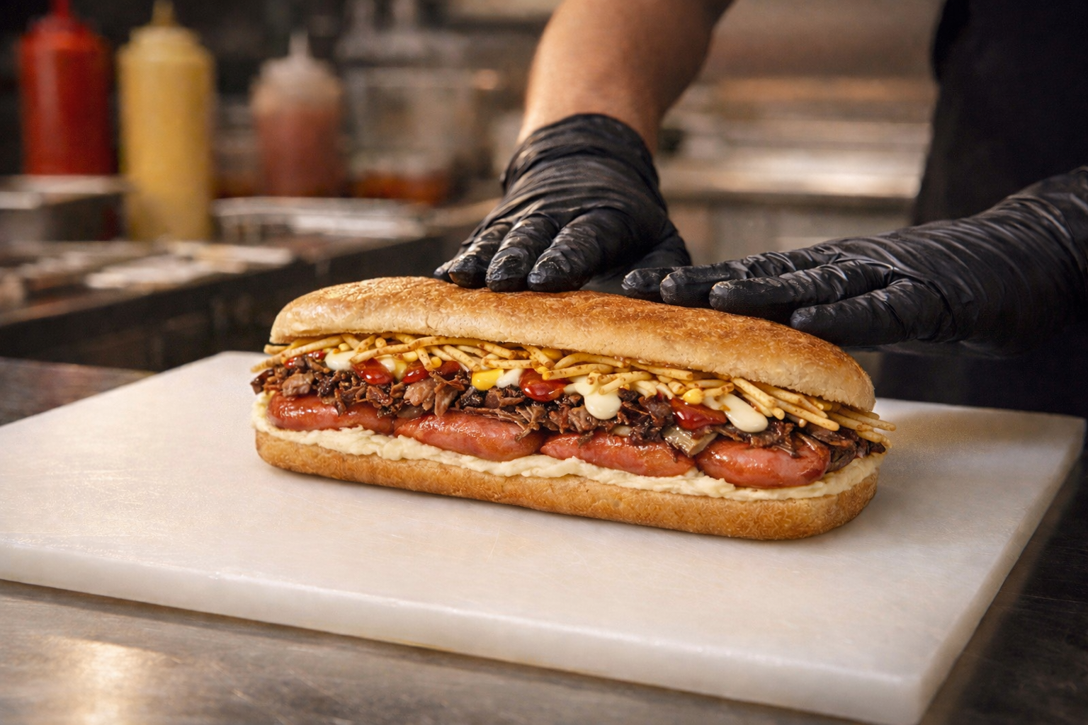 Lanche Costela Machado